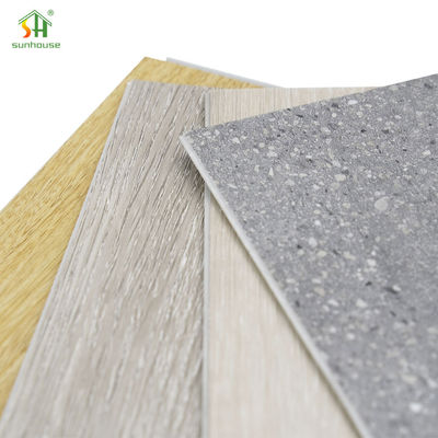 Luxury Vinyl SPC Click Flooring / SPC Rigid Core Luxury Vinyl Flooring For Office