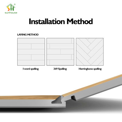15mm SPC Click Flooring with Thermal Resistance 0.038㎡K/W and Sound Absorption 20db/21db for Modern Indoor Spaces