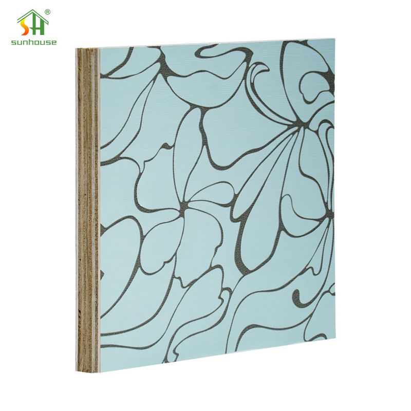 Eco Friendly 1220x2440mm Low VOC Melamine Board Furniture Grade for Office Furniture