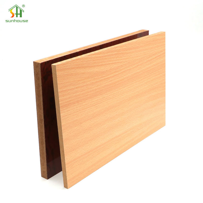 MDF Medium Density Fibreboard Sheet 4x8 E0/E1 18mm MDF Melamine Film Sheet