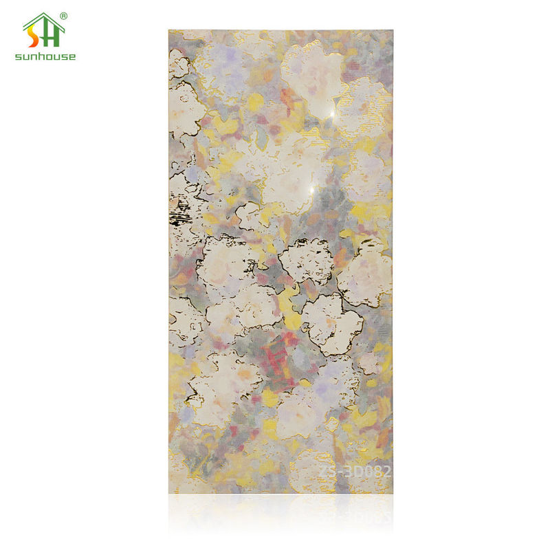 Marble Texture PMMA Acrylic Wall Panel Customized For Decorative Wall