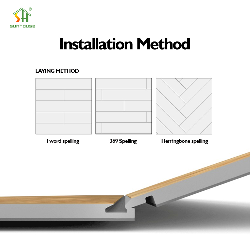 Modern 4.5mm/6mm SPC Click Flooring Moisture-Proof Wear Resistant Vinyl SPC Flooring for Hotels with Parquet Surface