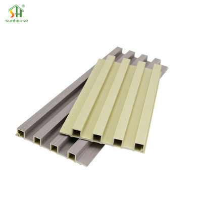 قیمت خوب پنل دیواری ضد آب WPC، پوشش دیواری دوستانه با محیط زیست برای دکوراسیون باغ های بیرونی آنلاین