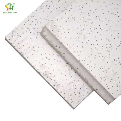 قیمت خوب کاهش سر و صدا پانل سقف پشم معدنی عایق حرارتی سقف های آتش پذیر آنلاین