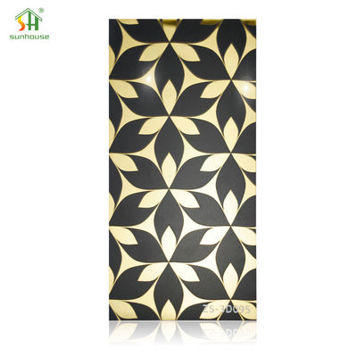 قیمت خوب پانل های دیواری آکریلیک سفارشی 5D پوشش دیواری اثر سنگ مرمر 1220x2440mm آنلاین