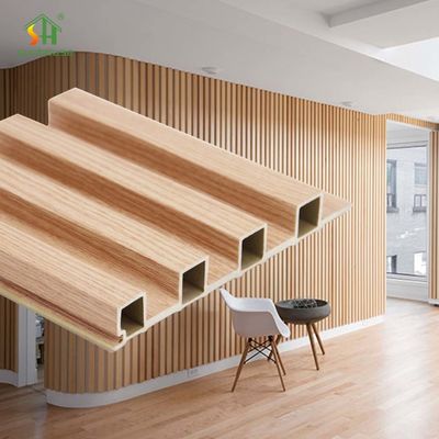 قیمت خوب 30 Years Service Life 100% Recycled Fire Retardant WPC Wall Panel Wood Plastic Composite Panel for Indoor and Exterior Wall Decoration آنلاین