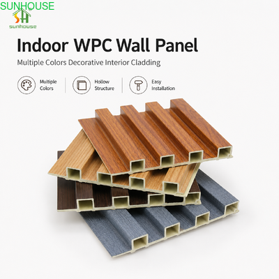 قیمت خوب پانل دیواری WPC ضد آب برای کاربرد سیستم روکش دیوار خارجی آنلاین
